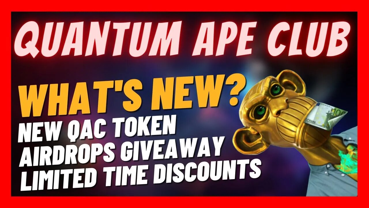 Quantum Ape Club NEW Token 📈 This How To Effectively Use It 🙉 Claim Your Airdrop Giveaway