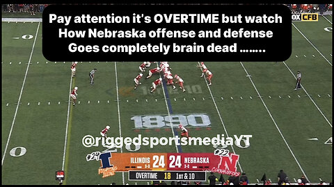 Rigged Nebraska Cornhuskers vs Illinois Fighting | VEGAS GOT THESE PUPPETS IN A CHOKE HOLD #rigged