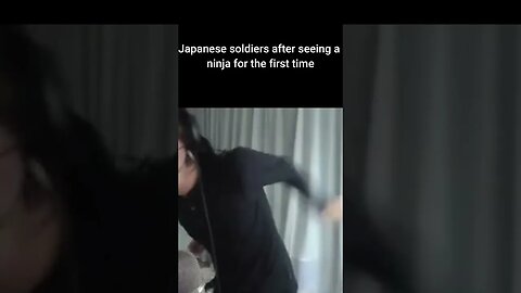 Japanese soldiers after seeing a ninja for the first time #shorts