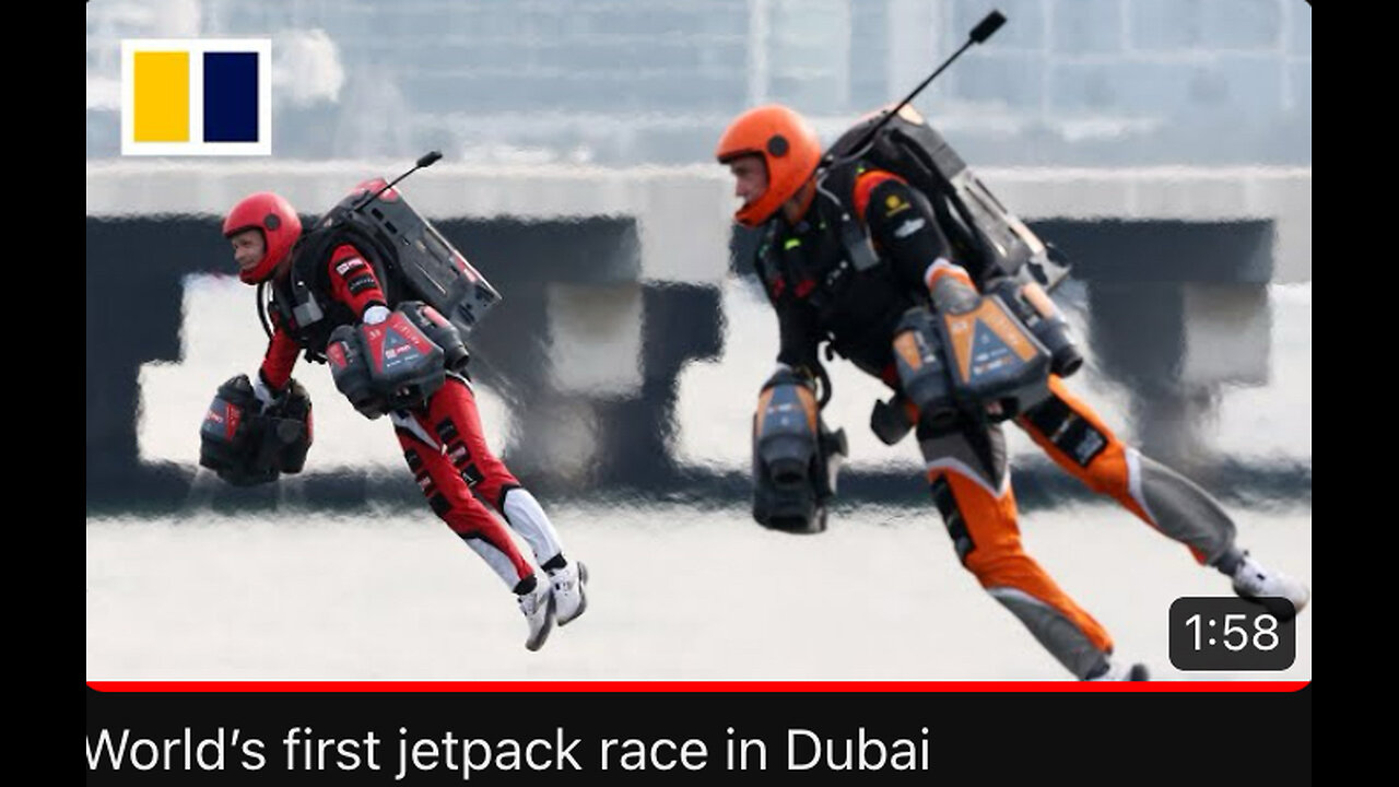 World’s First Jetpack Race in Dubai