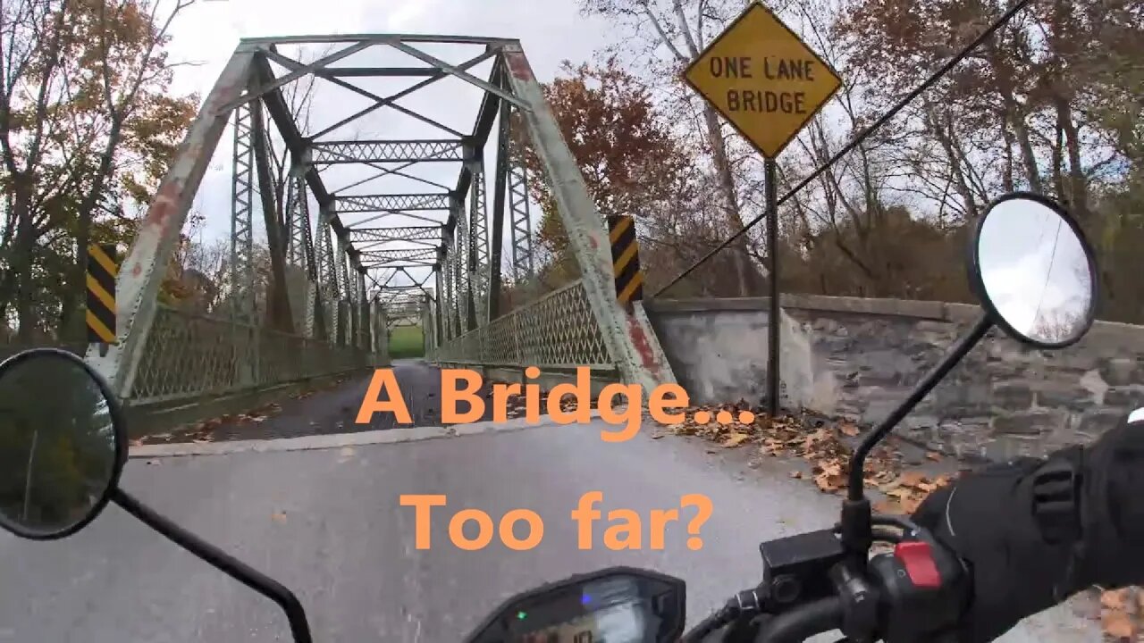 Riding Honda Grom Motorcycle down River Road to Safe Harbor, and back to Millersville Pennsylvania