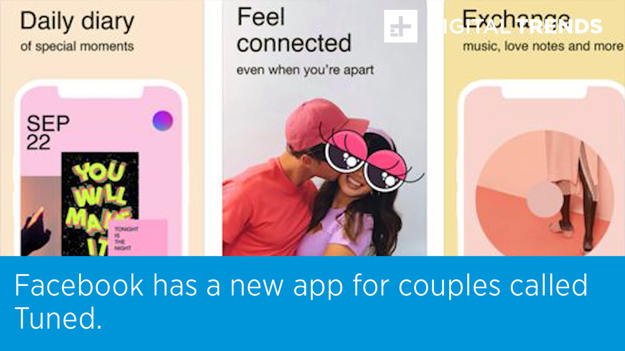 Facebook has a new app for couples called Tuned.