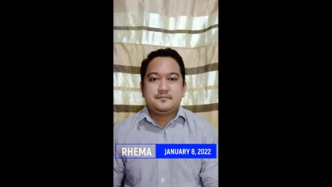 Katayuan Ng Isang Kristiano Kay Cristo | JANUARY 8, 2022 | Rodel