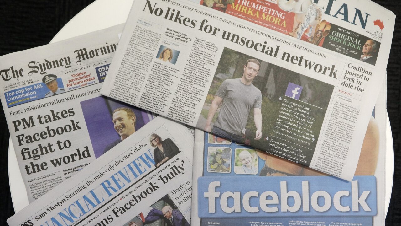 Facebook Blocks Australians From Seeing, Sharing News