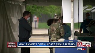 Ricketts Gives Testing Update