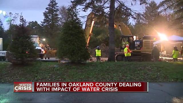 Families in Oakland County dealing with impact of water crisis