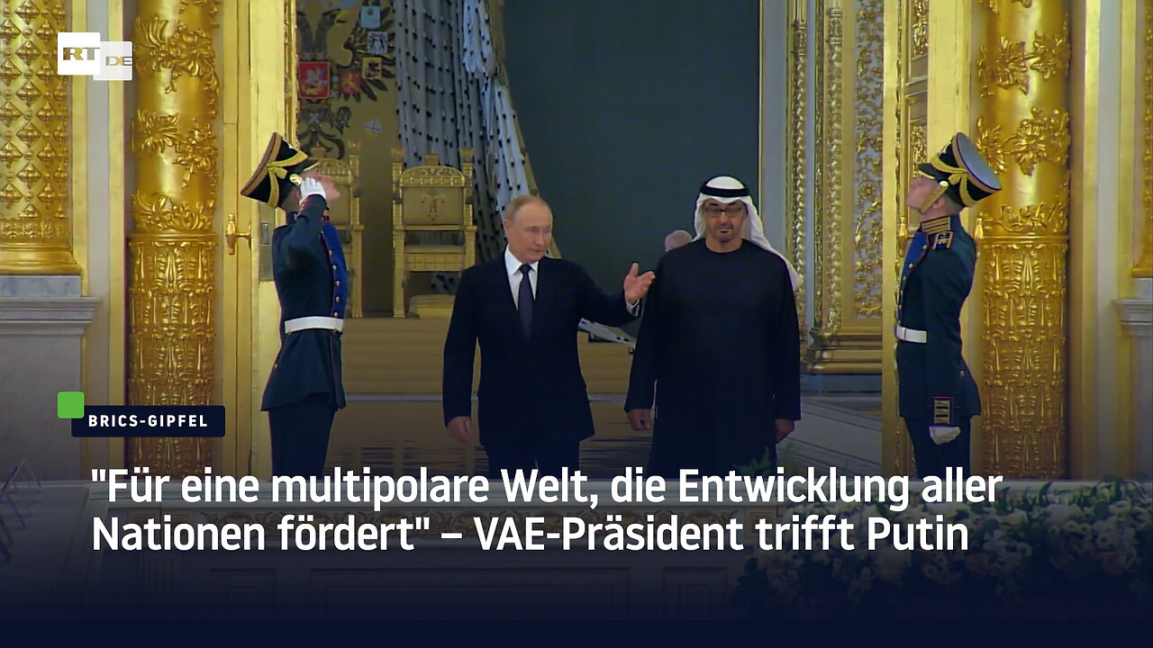 "Für eine multipolare Welt, die Entwicklung aller Nationen fördert" – VAE-Präsident trifft Putin