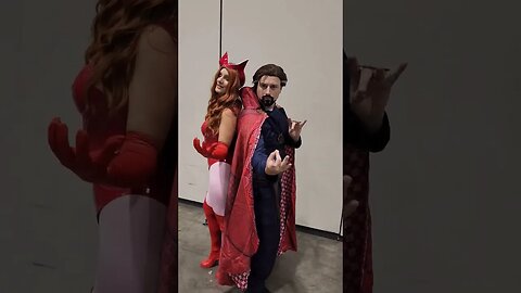 Scarlett Witch and Dr Strange | Megacon