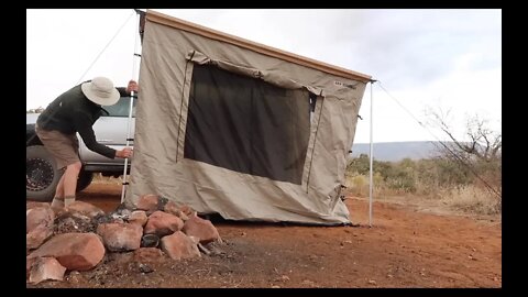 Deploying the Enclosed ARB Awning Room, TORRENTIAL Rains Coming in For Three Days Straight!