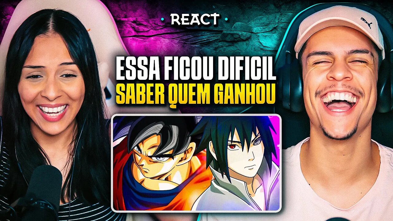 7MZ: TORNEIO DE TITÃS - Goku VS. Sasuke | [React em Casal] 🔥