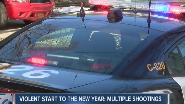Violent start to the New Year
