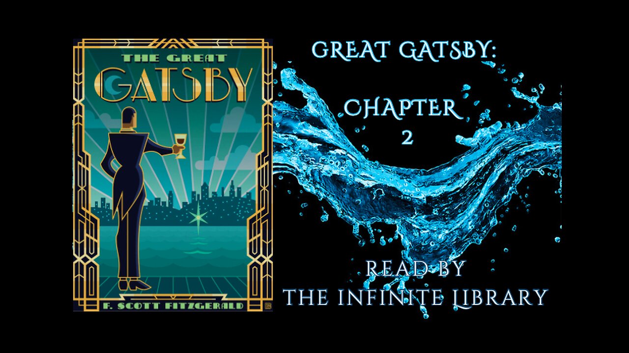 Chapter 2 of The Great Gatsby (1925) By F. Scott Fitzgerald | Ft. Pouring Rain