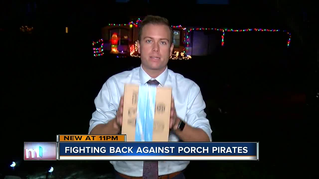 Riverview mother pranks porch pirate with phony package