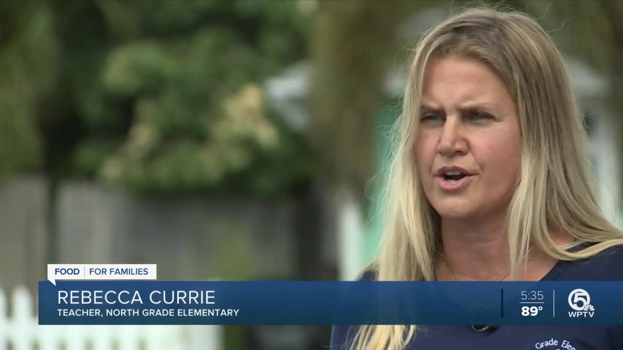 Lake Worth Beach teacher helping deliver food to students in need
