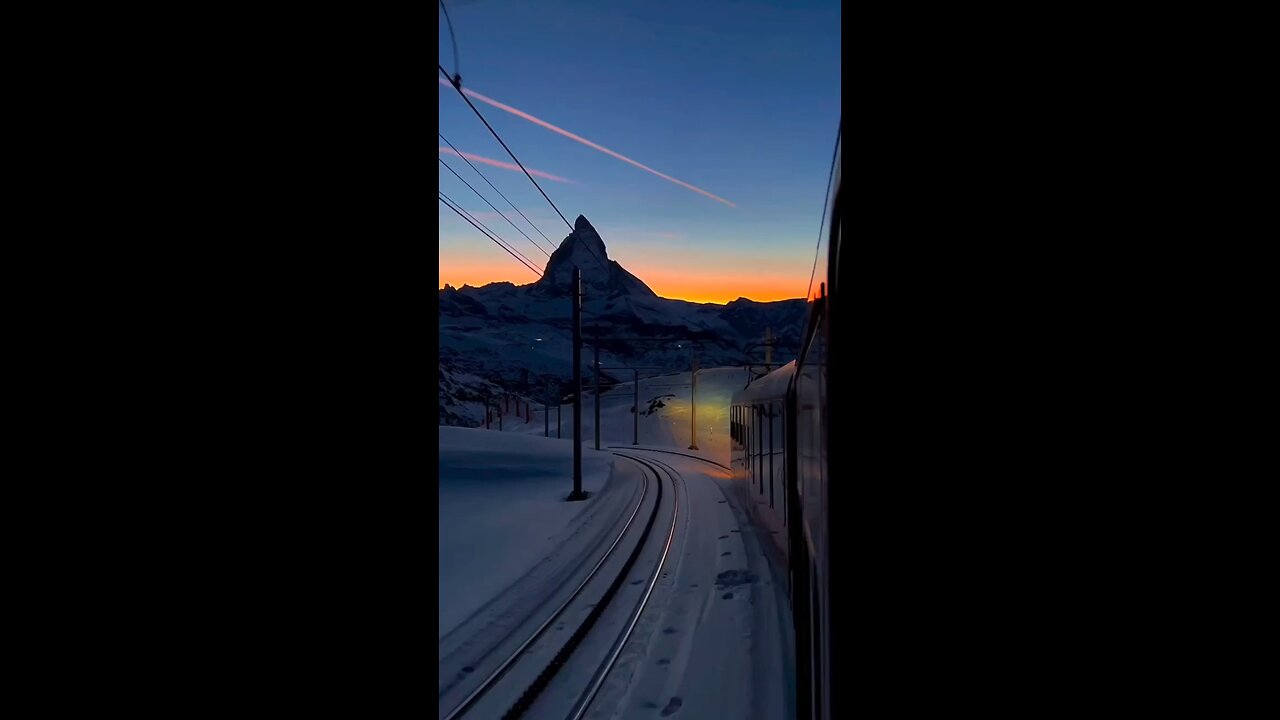 Just took a magical train ride through a winter wonderland ❄️