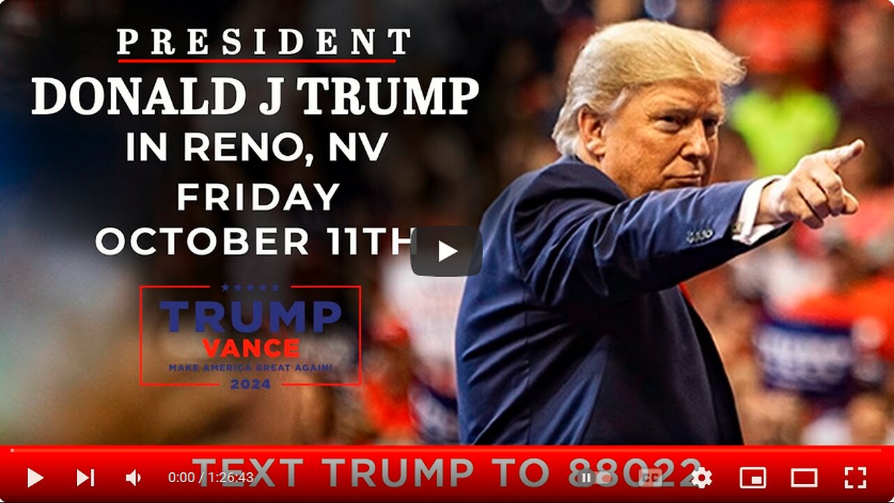 President Trump in Reno, NV