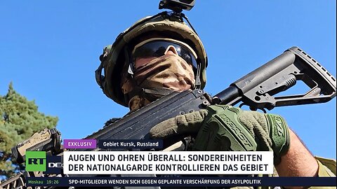 Exklusiv: Nationalgarde im Gebiet Kursk