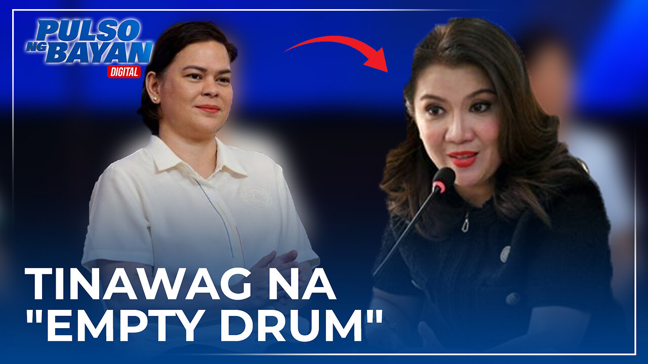 CongW. Robes, tinawag na empty drum o nag-iingay lamang para mapansin ang pahayag laban kay VP Sara