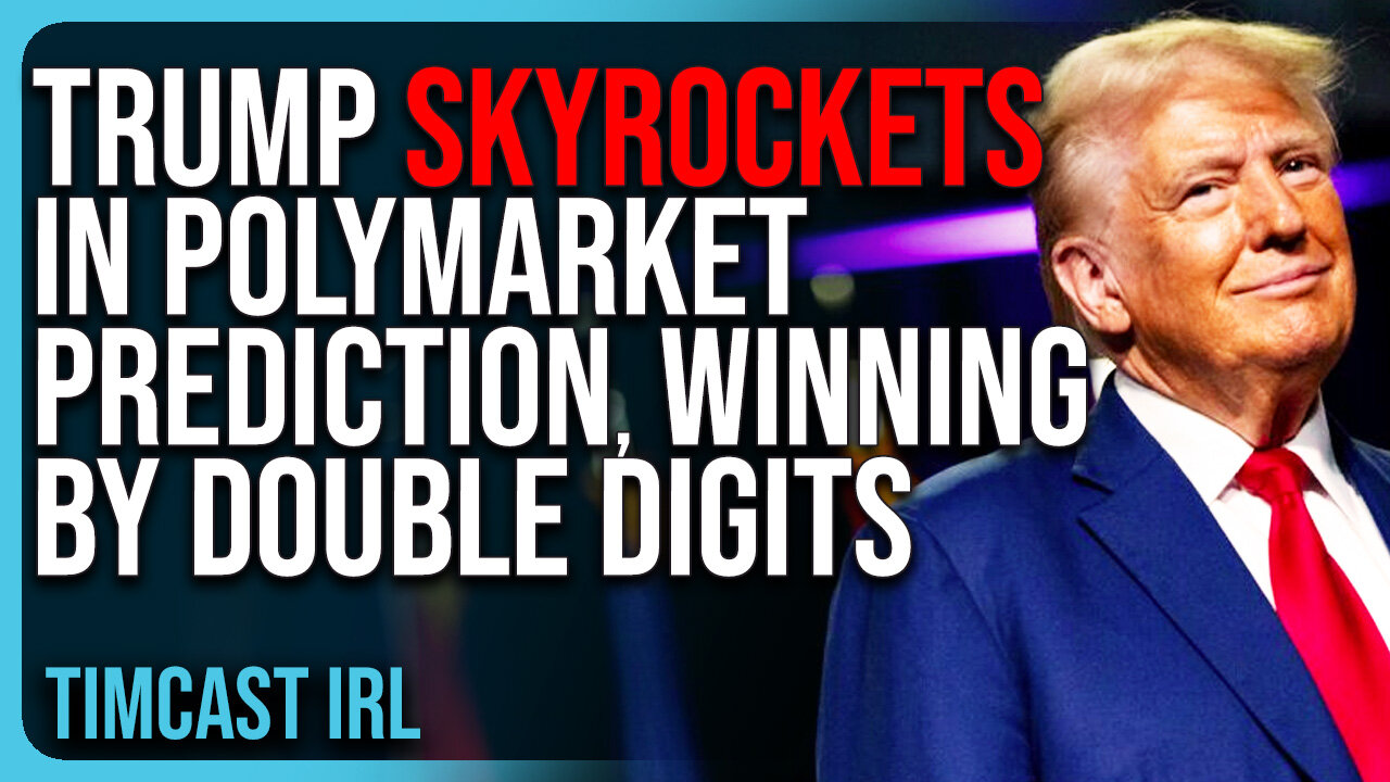 Trump SKYROCKETS In PolyMarket Prediction Model, Winning By DOUBLE DIGITS