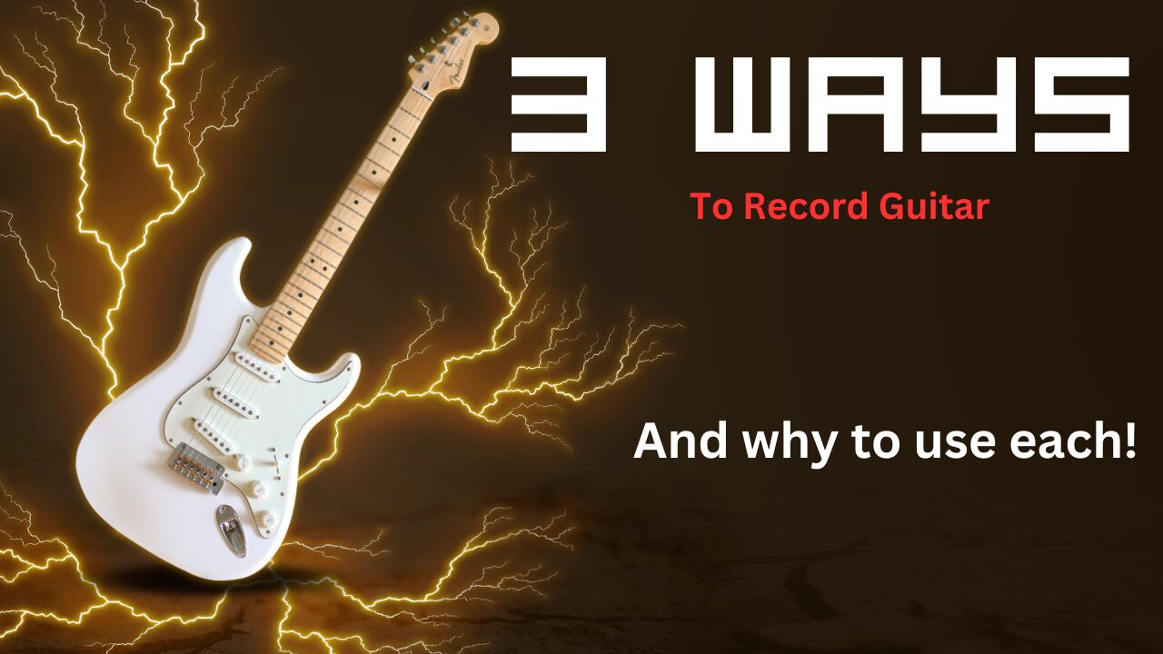 3 Ways to record your guitar