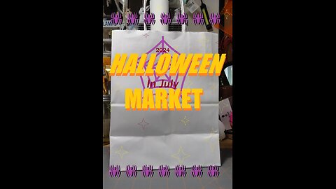 July Halloween Market haul