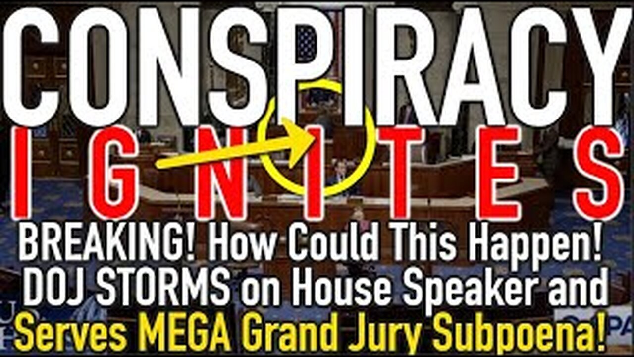 BREAKING! How Could This Happen! DOJ STORMS on House Speaker and Serves MEGA Grand Jury Subpoena!