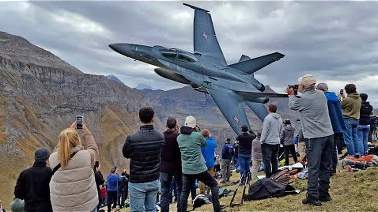 AXALP 2023 The Greatest AvGeek show on Earth!! Spectacular Swiss AirForce Live Firing!!