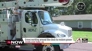 Many still without power 3 days after storms