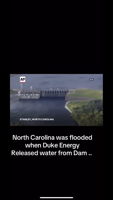 Duke Energy Releasing Water From A Dam