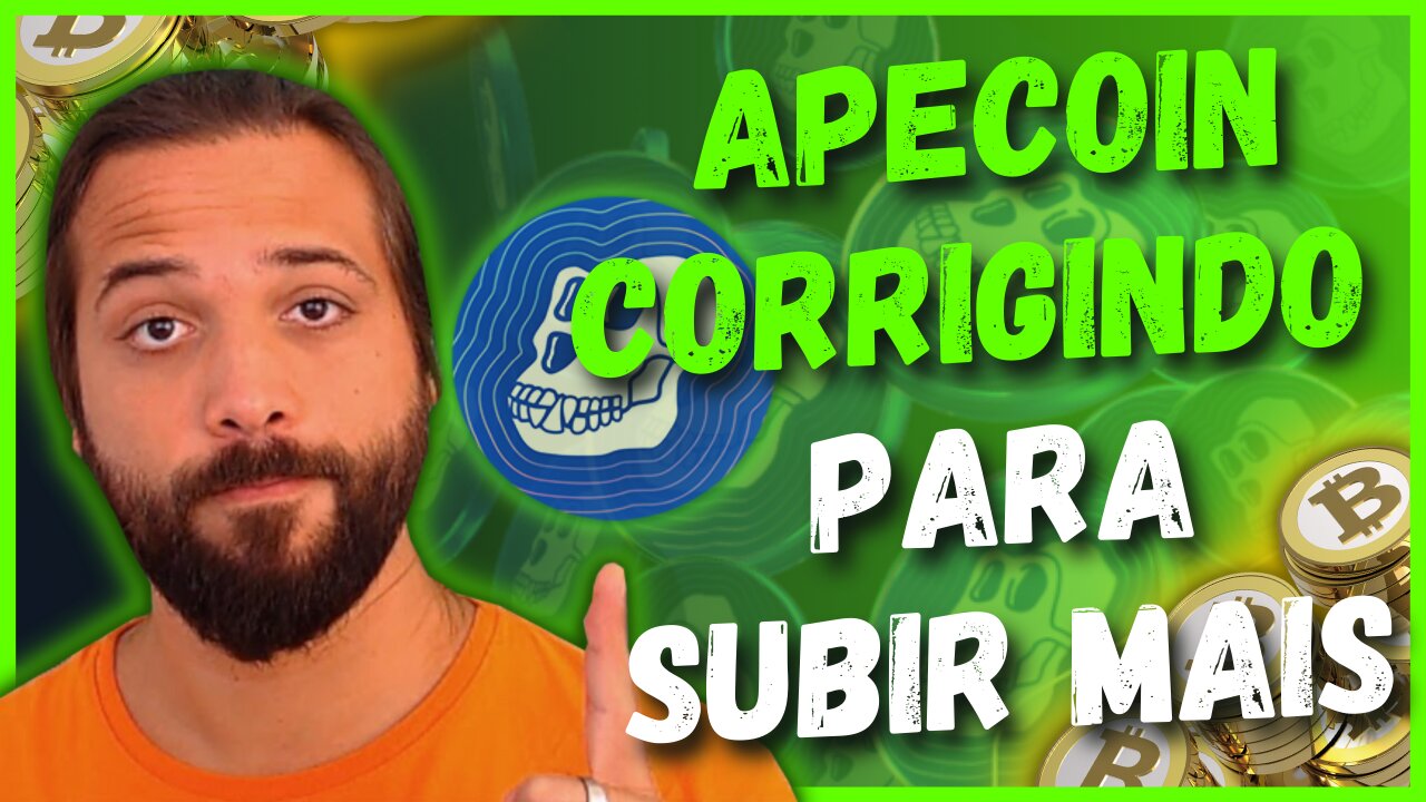 APECOIN CORRIGINDO, MAS A TENDÊNCIA É SUBIR MAIS (ANÁLISE GRÁFICA DA APECOIN)