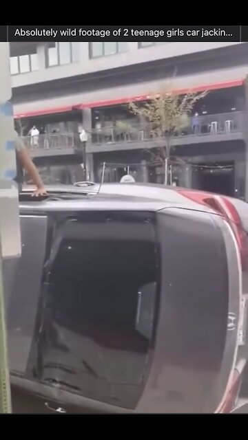 Washington DC car jacking (Graphic footage)