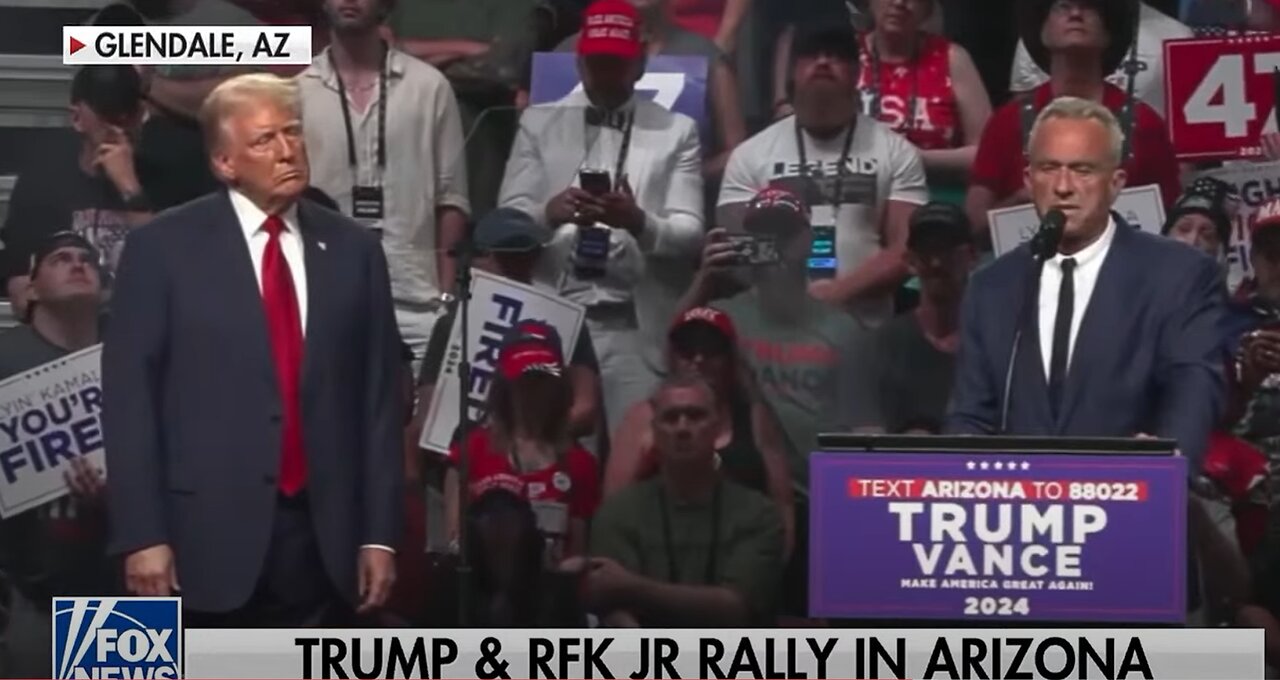 President Trump and RFK, Jr. speak at Arizona rally after endorsement