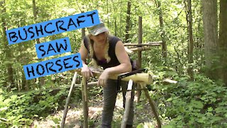 BUSHCRAFT SAW HORSES