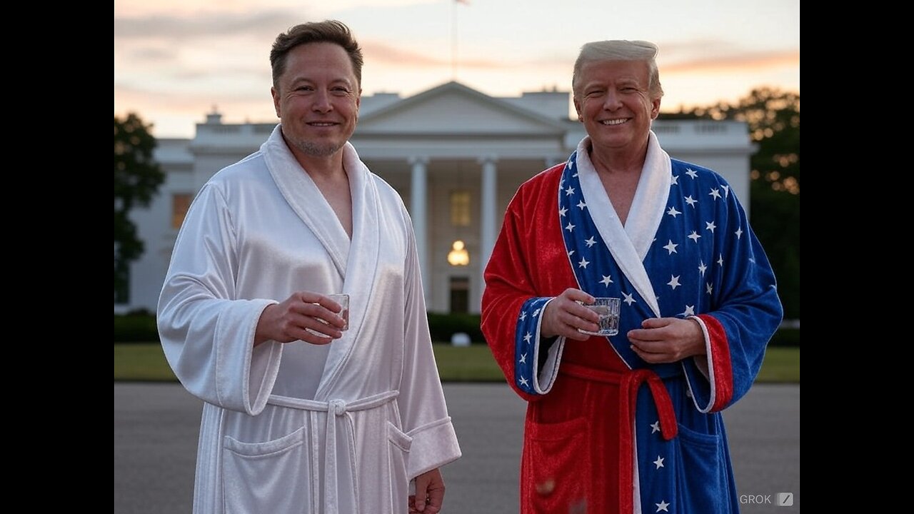 High time at the oval office. Elon introduces Trump to a little puff puff !!