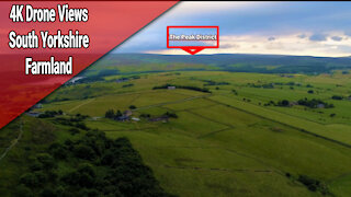 Drone Flight Over UK Rural Farmland