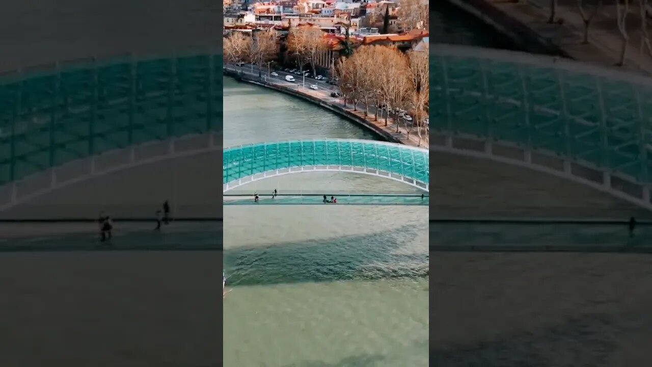 BRIDGE OF PEACE TBILISI GEORGIA #shorts