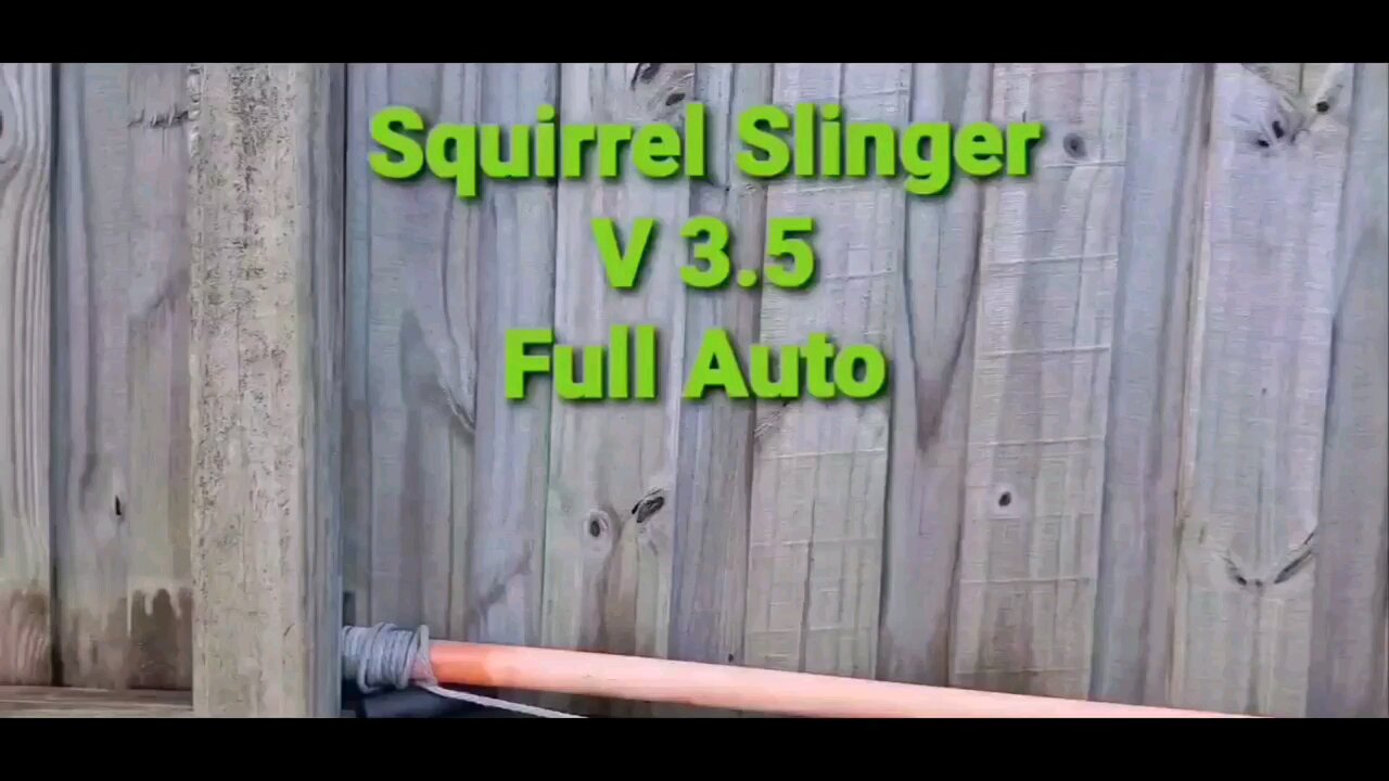 Squirrel Slinger V 3.5 Full Auto #Squirrelcatapult #Squirrellauncher #cancelyoutube