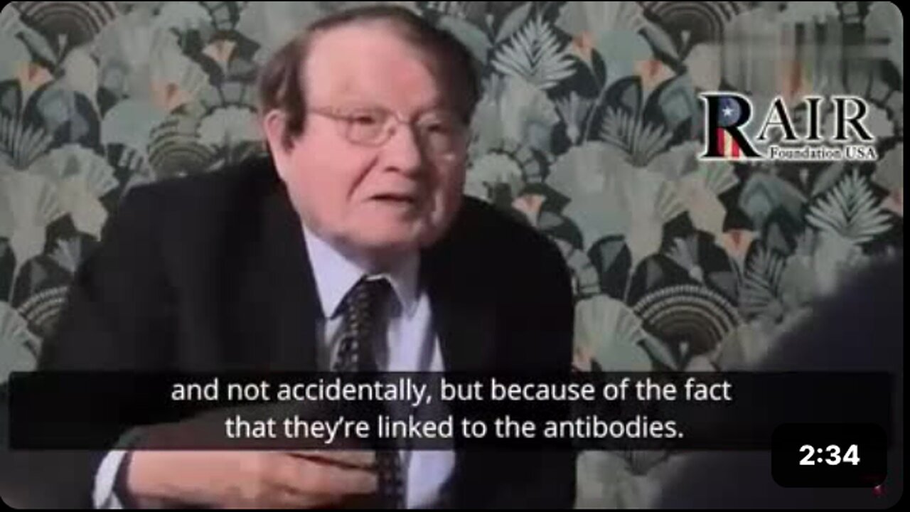 Luc Montagnier - Nobel Prize Winning Virologist - Current Vaccine Strategy - A Huge Mistake!