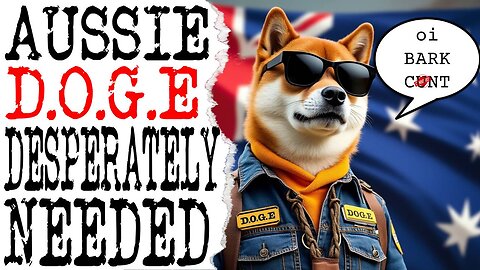 DOES AUSTRALIA NEED A D.O.G.E?