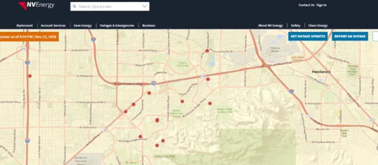 Rodent causes Thanksgiving power outage in Henderson