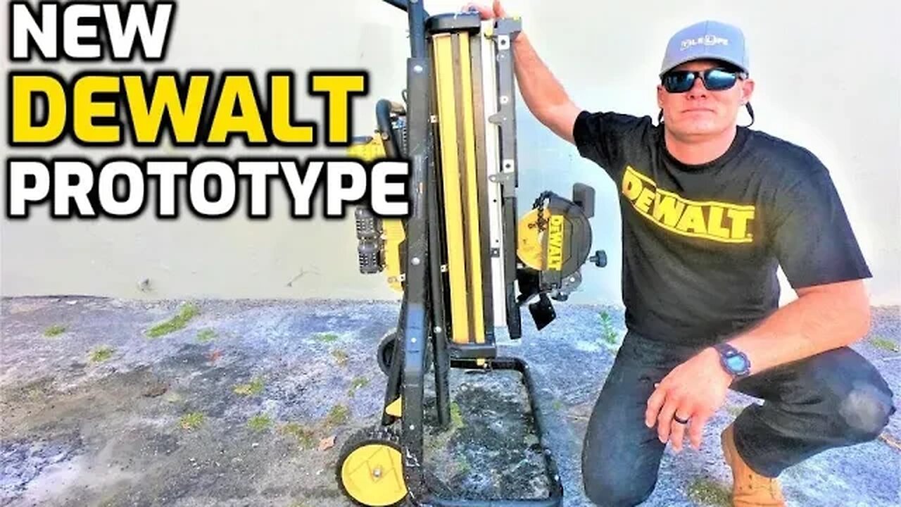 Dewalt Cordless 7" Tile Saw Prototype