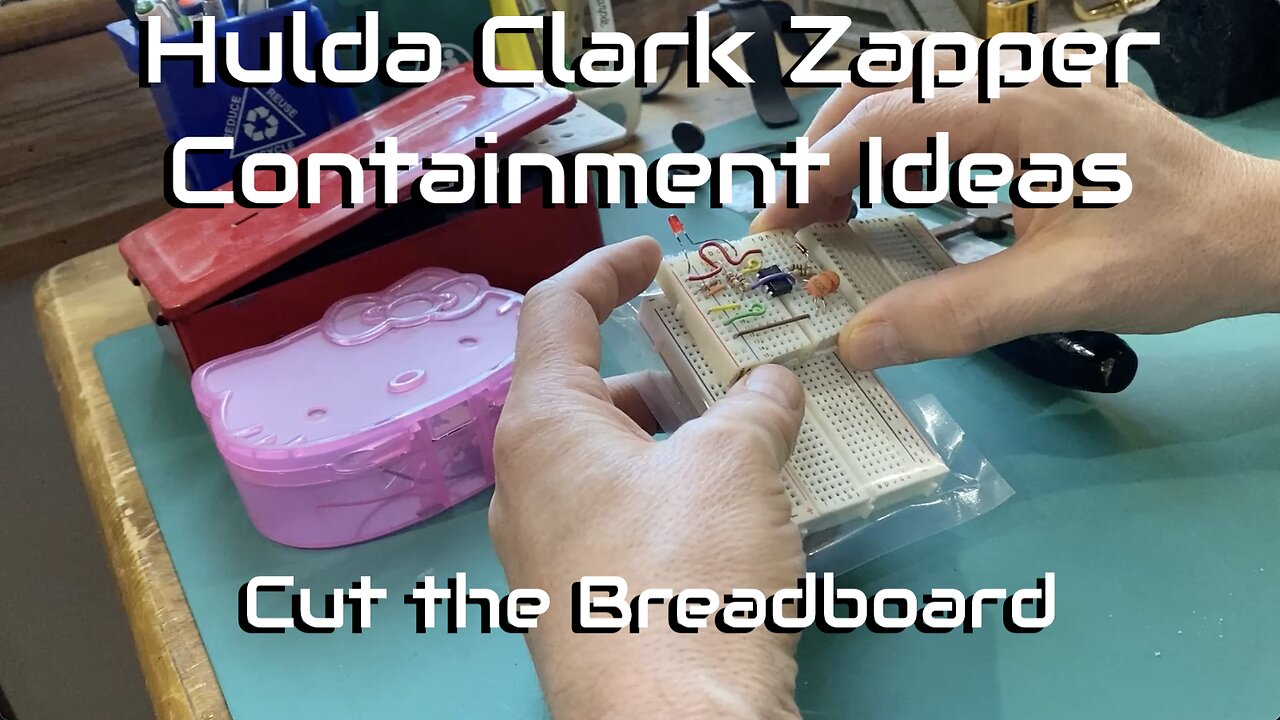 Hulda Clark Zapper Containment Ideas: Cutting a Breadboard (Part 1)