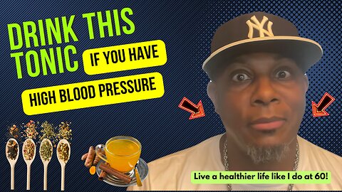 Drink this tonic if you have high blood pressure. #highbloodpressure #tonic