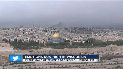 Trump's decision on Jerusalem has emotions running high in Wisconsin