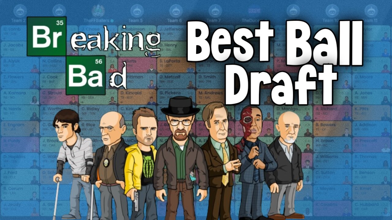 Cooking the Perfect Draft: A Breaking Bad Best Ball Fantasy Draft!