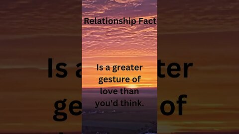 Relationship Facts