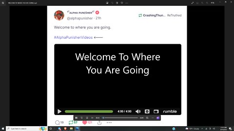 Welcome to where you are going #AlphaPunisherVideos