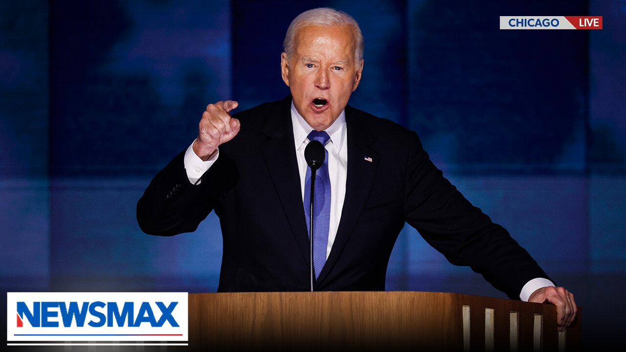 Biden yells about democracy, J6, and textbook anti-Trump claims | DNC 2024