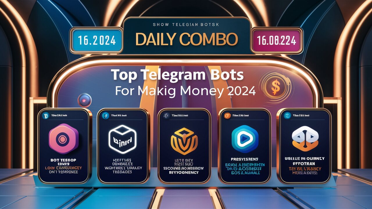 💸 Daily Combo 16.08.2024 | Top Telegram Bots to Make Money FAST in 2024! |