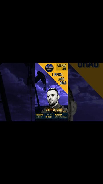 Join us for a DFP Webinar: "Liberal Land Grab with Arthur Green" on Dec 15th #shorts